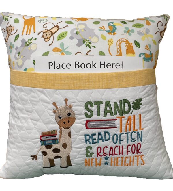 Book Pocket Pillow Slip Cover