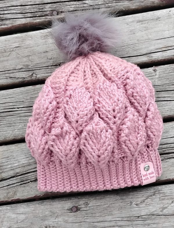 Crochet Pattern Fallen leaf hat - Digital Download