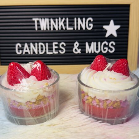Strawberry Dessert Candle