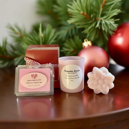 Holiday Gift Set - "Japanese Magnolia" scented candle Collection - Limited Edition - Free Shipping
