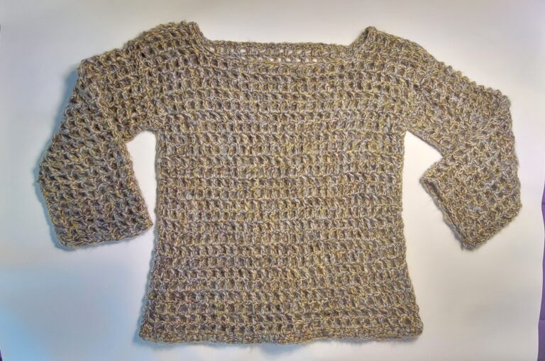 Mohair Sweater Brown, mulit colors