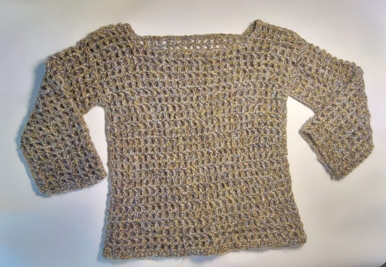 Crochet Mohair Sweater Pull Over xl to 2x