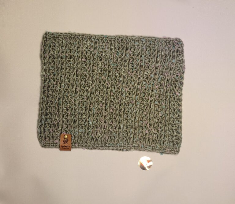 Multi greens neck warmer 20 inches dia adult