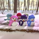 Crochet Snowman Ornament Gift Box