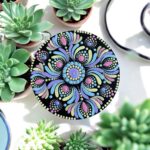 Hand-Painted Wooden Coasters (Set of 3) | 4"