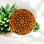 Mandala wall hanging 8"