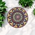 Dot Mandala Wall Hanging 8"