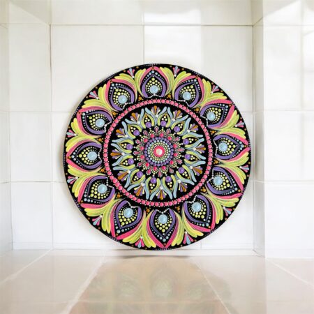 Dot Mandala Wall Hanging 8"