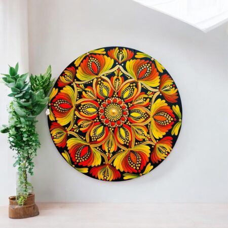 Handmade 8" Round Mandala Art | Custom Dot Mandala Paintings & Gifts Wall Hanging