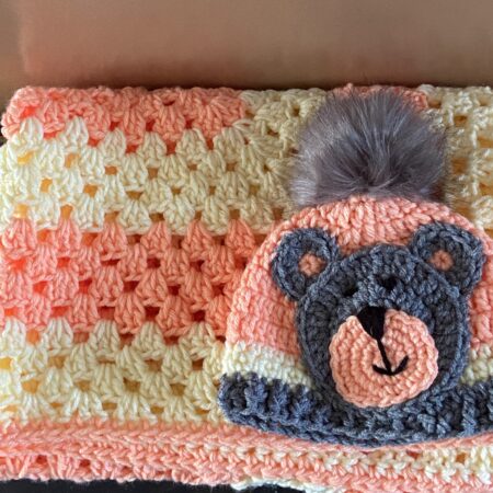 Crochet 2 piece baby set