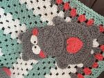 crocheted 3 piece baby set