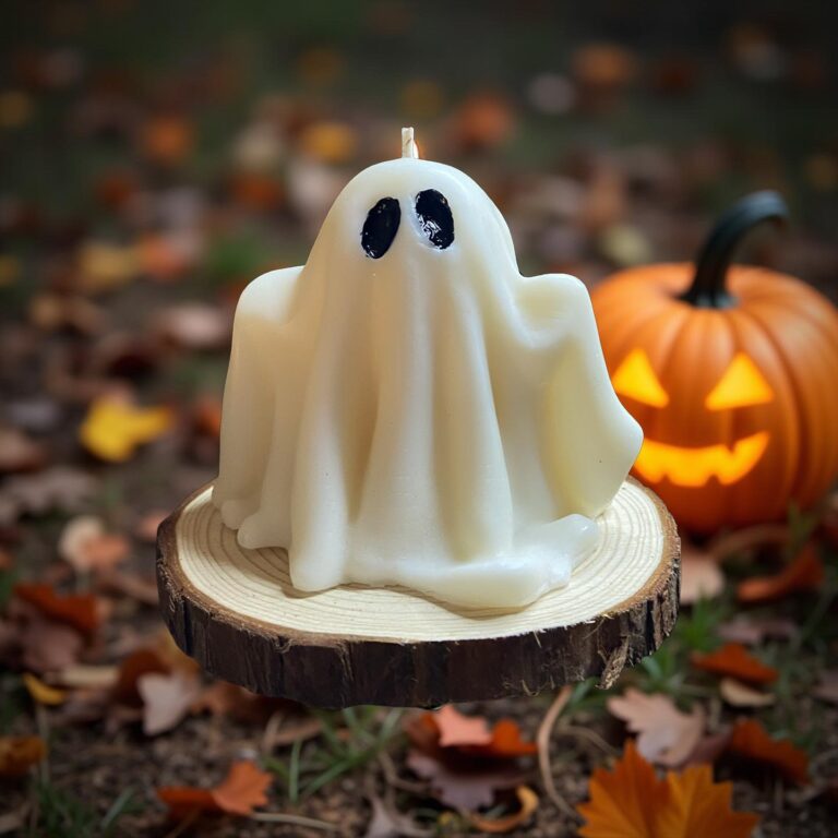 Halloween candle ¨Cute Spirit¨ / Bougie d'Halloween