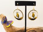 Handcrafted Native Beaded Owl Earrings: Lightweight Seed Bead Jewelry for Everyday Wear