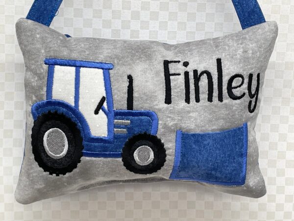 Farm Tractor Tooth Fairy Pillow by Tooth Fairy Tess - Personalized