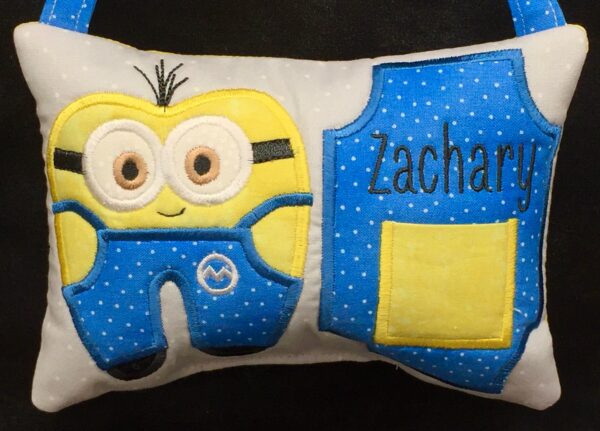 Mini Helper Tooth Fairy Pillow by Tooth Fairy Tess - Personalized