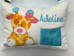 Giraffe Tooth Fairy Pillow by Tooth Fairy Tess - Personalized