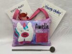 Unicorn Tooth Fairy Pillow by Tooth Fairy Tess - Personalized