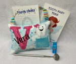 Name & Initial Tooth Fairy Pillow by Tooth Fairy Tess- Personalized