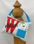 Name & Initial Tooth Fairy Pillow by Tooth Fairy Tess- Personalized
