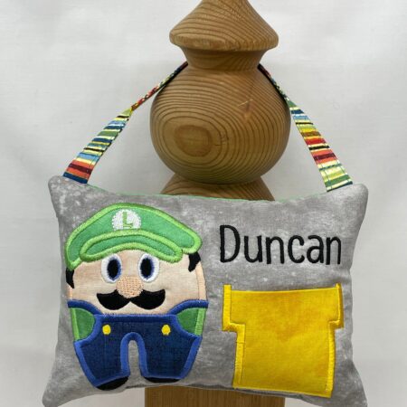 Plumber's Helper Tooth Fairy Pillow by Tooth Fairy Tess - Personalized