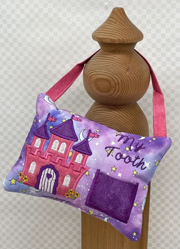 Fairy Tale Castle Tooth Fairy Pillow by Tooth Fairy Tess- Personalized