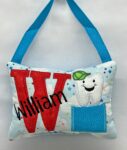 Name & Initial Tooth Fairy Pillow by Tooth Fairy Tess- Personalized
