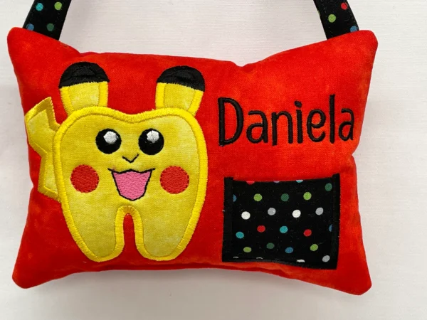 Pika Tooth Fairy Pillow by Tooth Fairy Tess- Personalized
