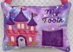 Fairy Tale Castle Tooth Fairy Pillow by Tooth Fairy Tess- Personalized