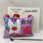Unicorn Tooth Fairy Pillow by Tooth Fairy Tess - Personalized