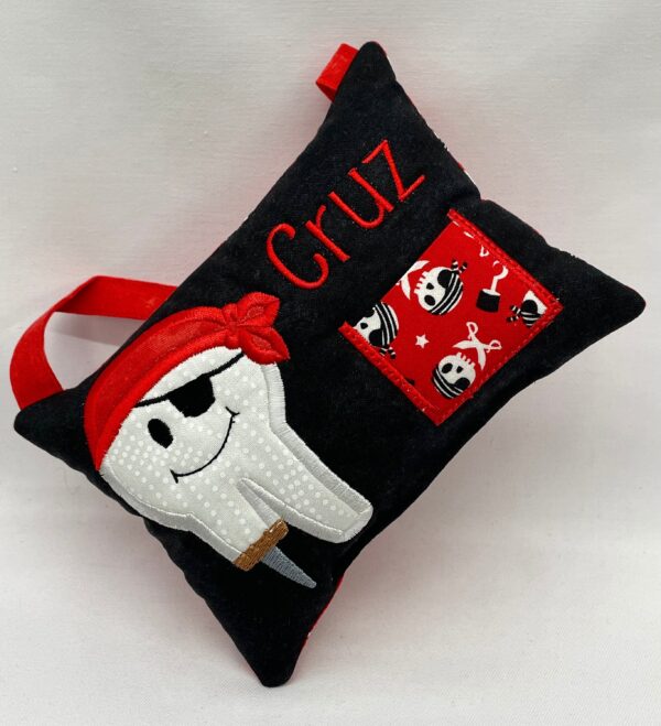 Pirate Tooth Fairy Pillow by Tooth Fairy Tess - Personalized