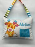Giraffe Tooth Fairy Pillow by Tooth Fairy Tess - Personalized