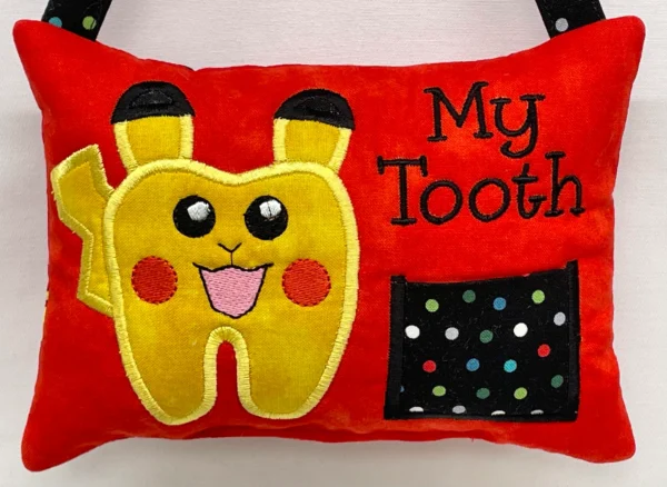 Pika Tooth Fairy Pillow by Tooth Fairy Tess- Personalized