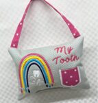 Rainbow Tooth Fairy Pillow by Tooth Fairy Tess - Personalized