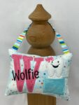 Name & Initial Tooth Fairy Pillow by Tooth Fairy Tess- Personalized