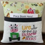 Book Pocket Pillow Slip Cover