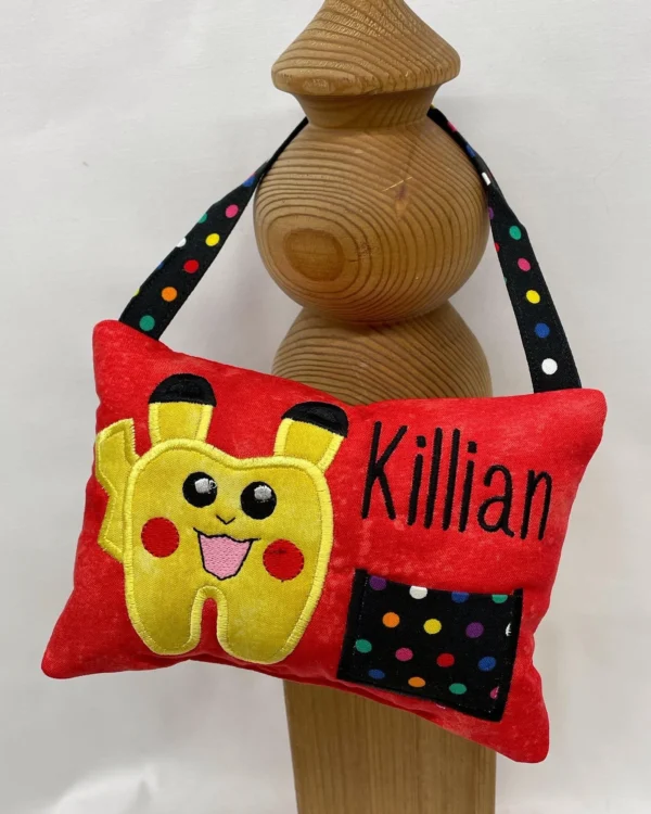 Pika Tooth Fairy Pillow by Tooth Fairy Tess- Personalized