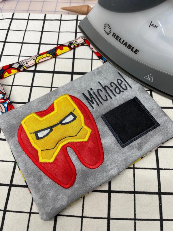Iron Hero Tooth Fairy Pillow by Tooth Fairy Tess - Personalized