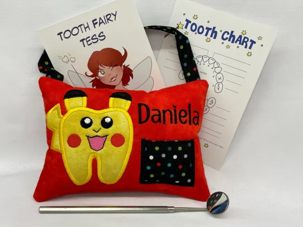 Pika Tooth Fairy Pillow by Tooth Fairy Tess- Personalized