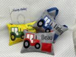 Farm Tractor Tooth Fairy Pillow by Tooth Fairy Tess - Personalized