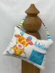 Giraffe Tooth Fairy Pillow by Tooth Fairy Tess - Personalized