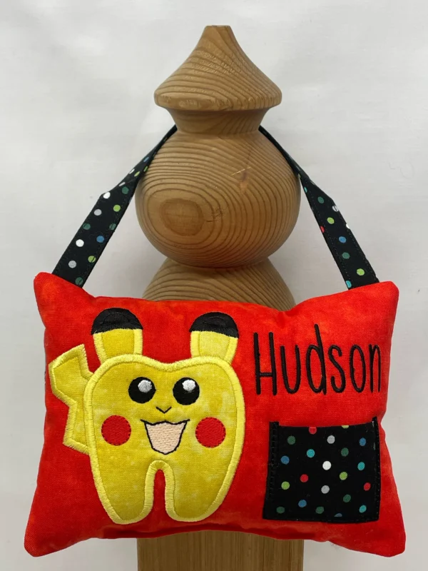 Pika Tooth Fairy Pillow by Tooth Fairy Tess- Personalized