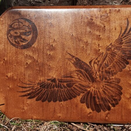'Salish Moon Song' wooden cutting board/charcuterie board