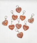 Love Spell - Scented Red Clay Heart Keychain