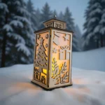 HAndmade Wooden Christmas Lanterns