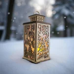 HAndmade Wooden Christmas Lanterns