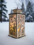 HAndmade Wooden Christmas Lanterns