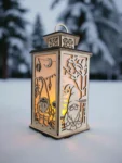 Handmade Wooden Christmas Lantern