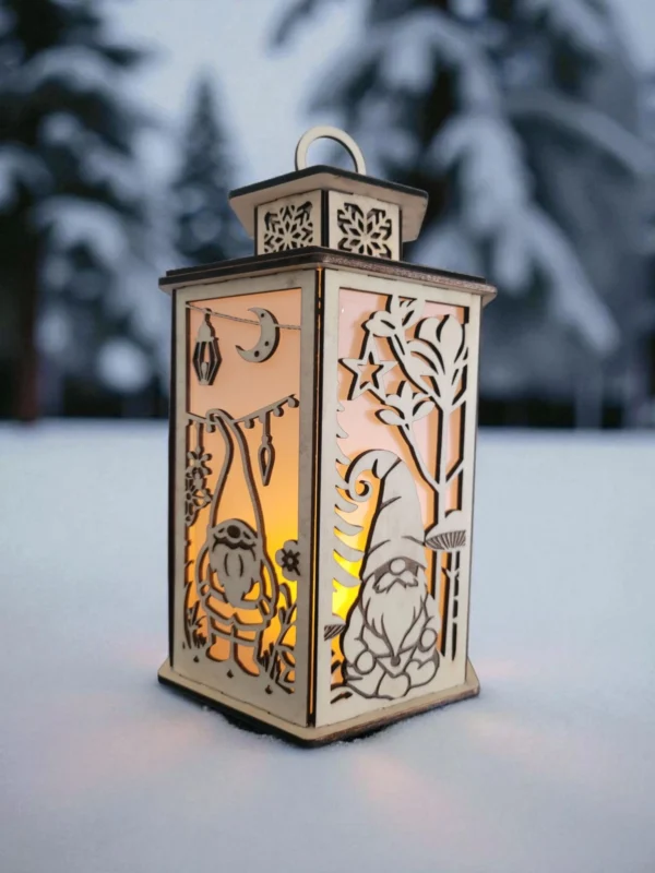 Handmade Wooden Christmas Lantern