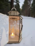 Handmade Wooden Christmas Lantern