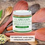 Clapham's Food-Safe Beeswax Salad Bowl Finish